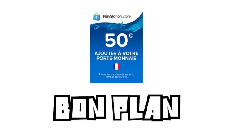Promo Carte PSN 50€ à 42€ (-16%) : bon plan et code promo
