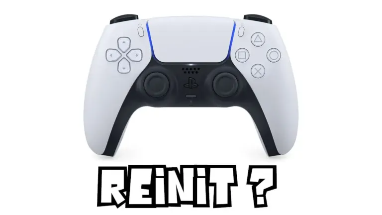 réinitialiser manette PS5