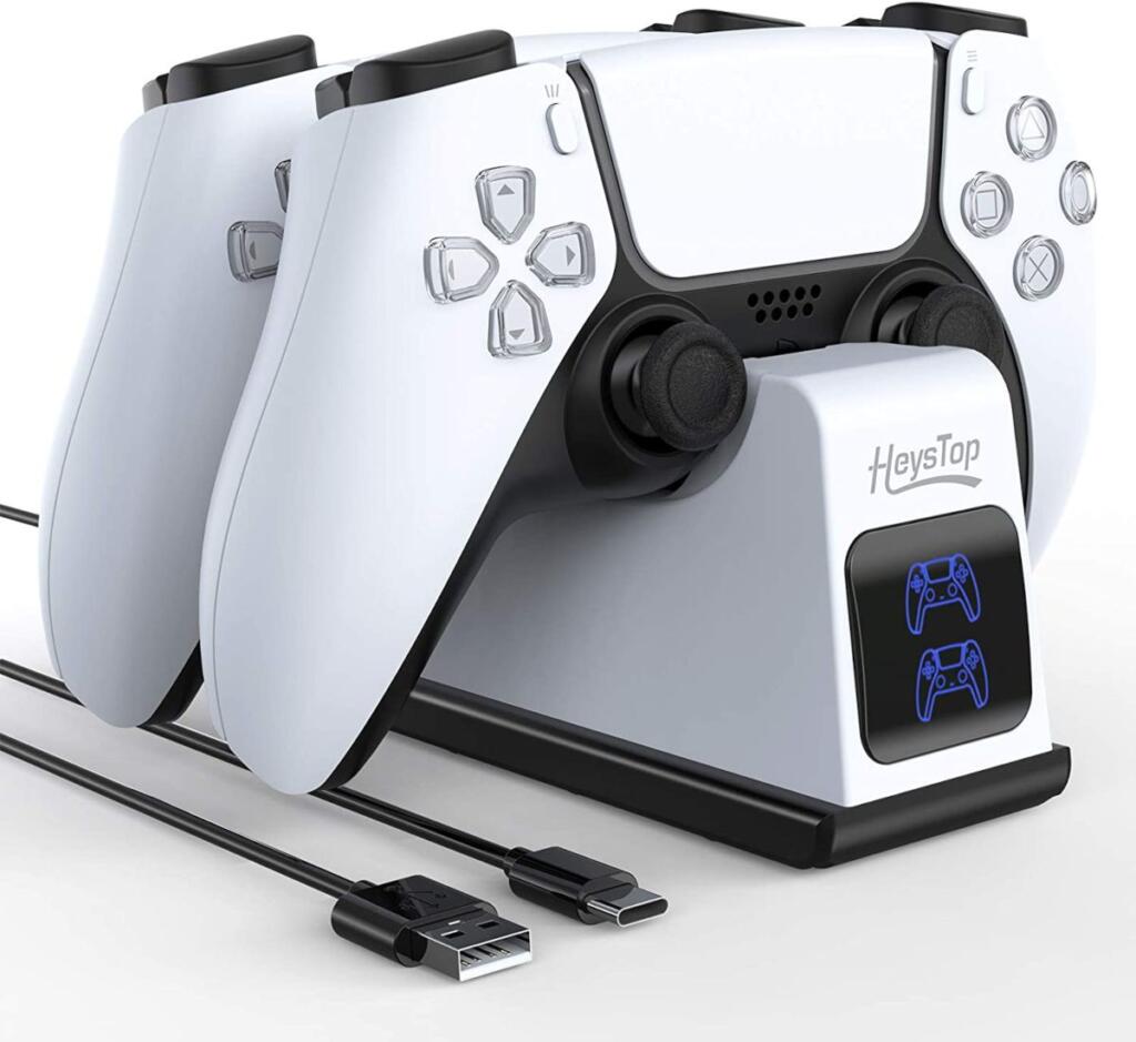 HEYSTOP Chargeur Compatible avec Manette PS5