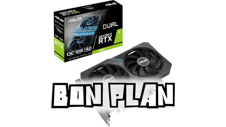 Bon Plan RTX 3060 12Go à 315€ (-7%) : DLSS et Ray Tracing