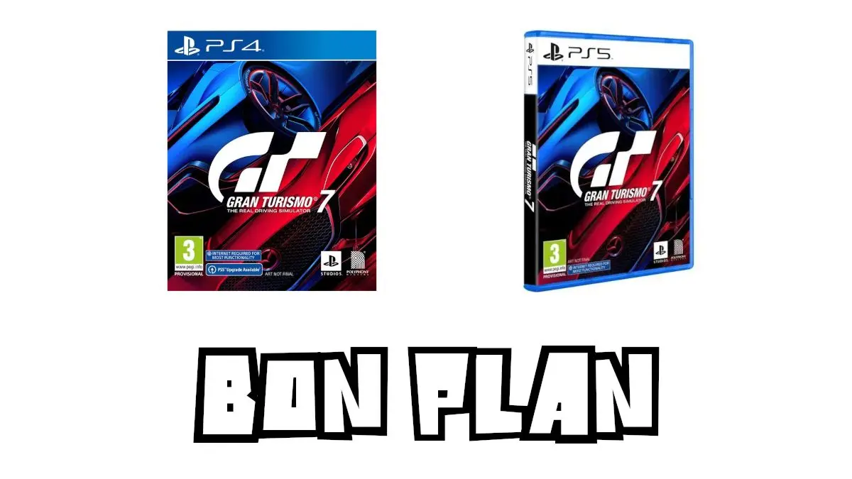 Bon Plan Gran Turismo 7 (GT7) à 29€ (-55%) : version PS5 | PS4 !