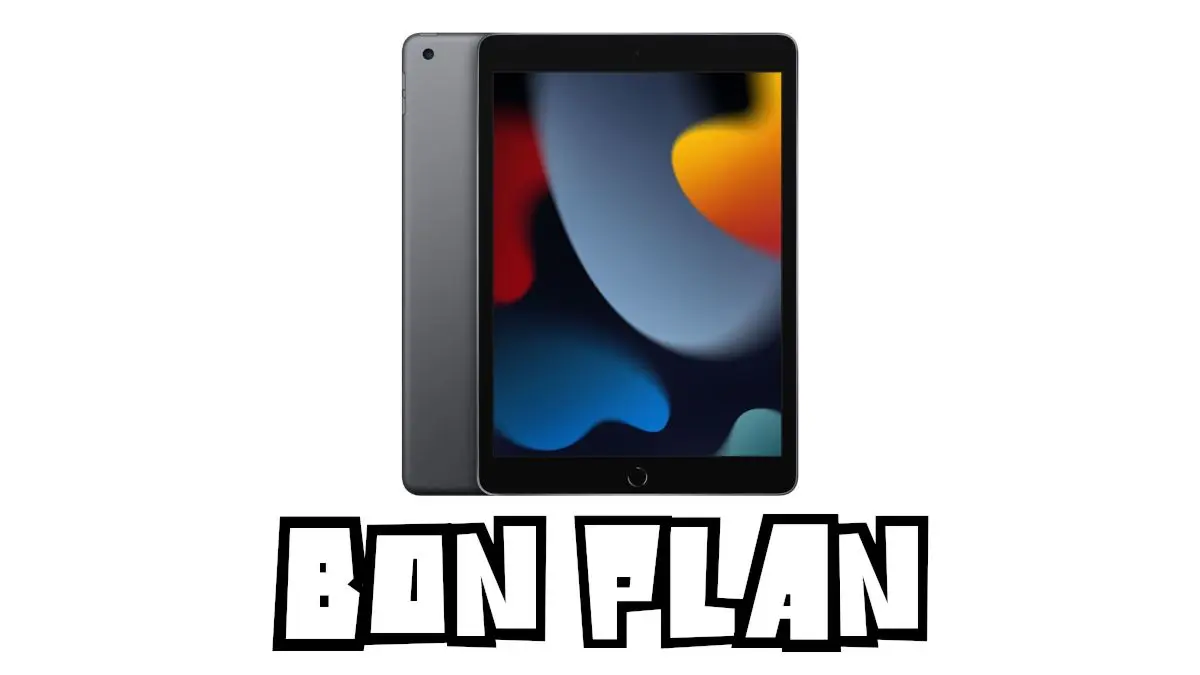 Bon Plan iPad 9 2021 à 273€ (-30%) : 10,2″ Wi-Fi 64 Go Argent
