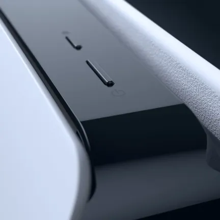 Bouton pour éteindre la PS5 en façade