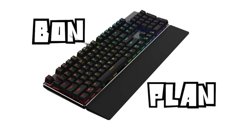 Bon Plan AOC GK500 29€ (-42%) : promo clavier mécanique RGB
