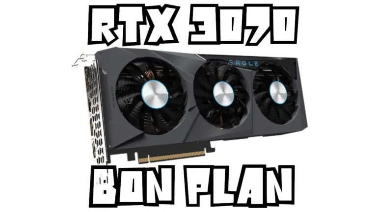 Bon Plan RTX 3070 à 374€ : un bon rapport qualité prix !