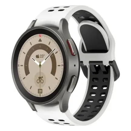 Samsung Galaxy Watch 5 Pro - Titanium et blanc - extrême sport