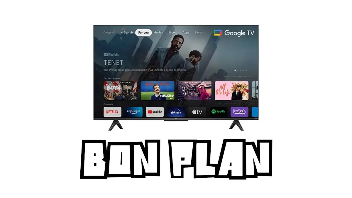 Bon Plan TV TCL 50C635 à 449€ (-10%) : QLED, 60Hz, Google TV