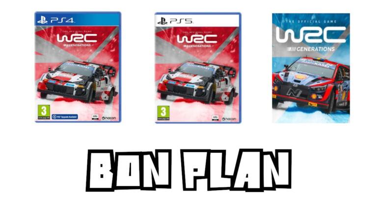 Bon Plan WRC Generations à 23€ (-50%) sur PS4, PS5 et PC