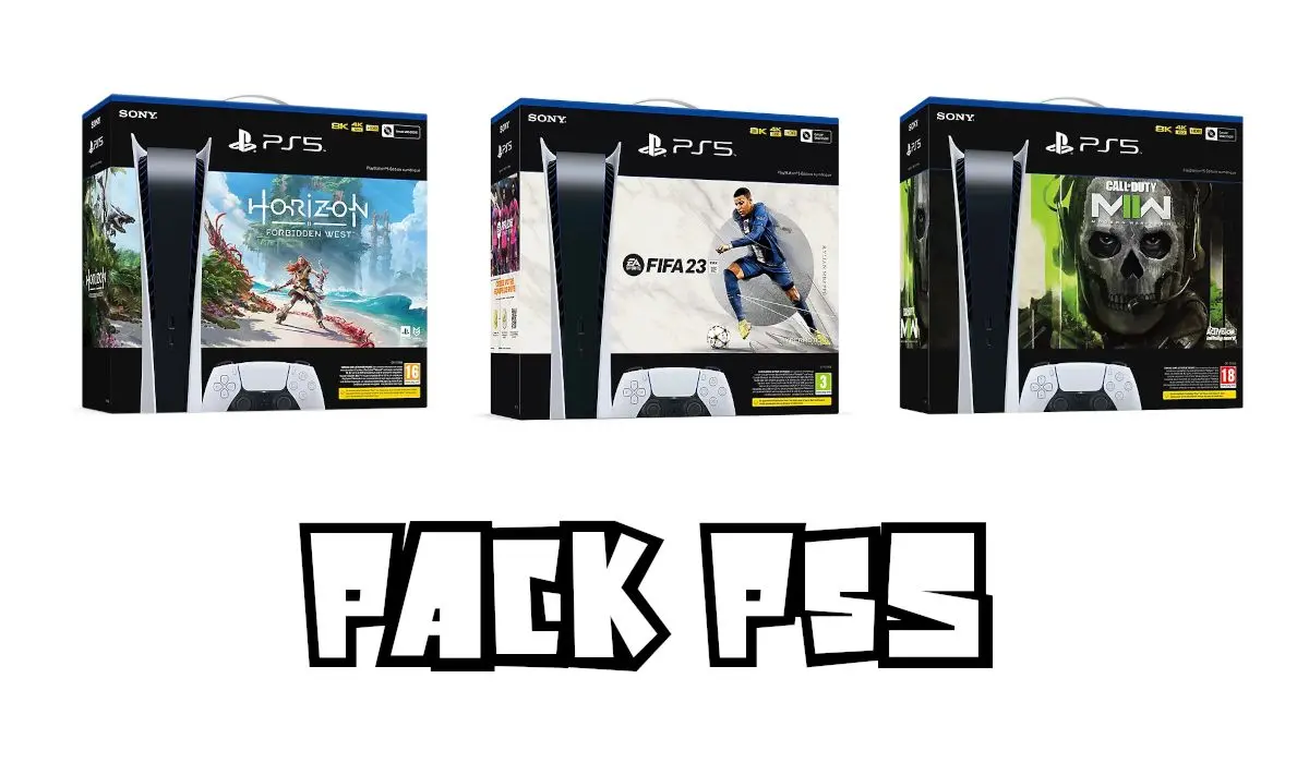 liste packs PS5