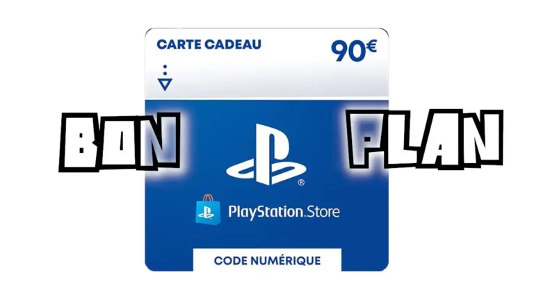 Bon Plan Carte PSN 90€ à 76€ (-15%) : disponible immédiatement