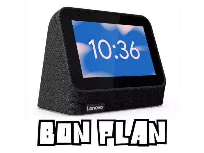 Bon Plan Lenovo Smart Clock 2