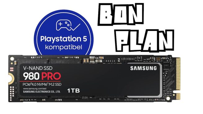 Bon Plan SSD Samsung 980 Pro 1 To