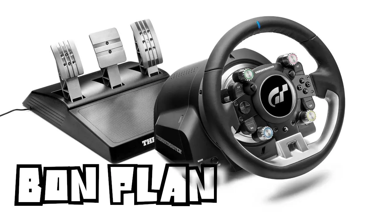 Bon Plan ThrustMaster T-GT II à -26% : Volant PS5/PS4 et PC