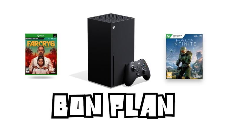 Bon Plan Xbox Series X + Far Cry 6 + Halo Infinite à 499€ (-15%)