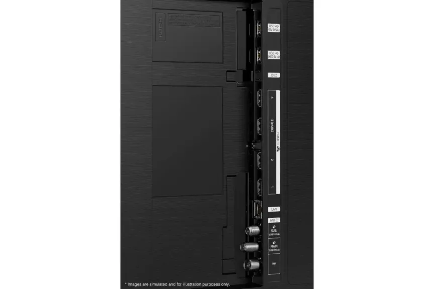 connectique Samsung Q80B