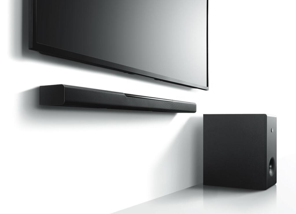Intégration Yamaha MusicCast Bar 400 et caisson de basse