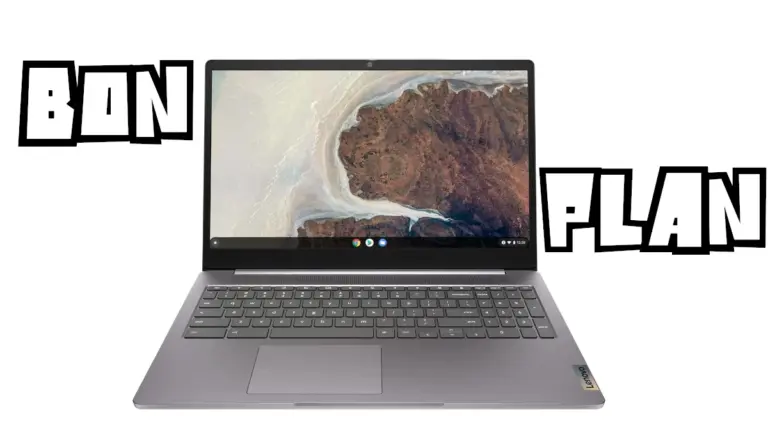 Bon Plan Lenovo IdeaPad 3 Chromebook 15″ à 199€ (-43%)