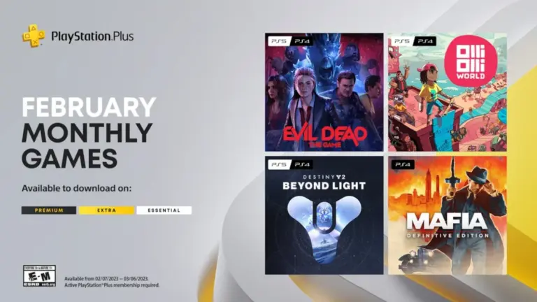 Jeux PS Plus février 2023 : jeux gratuits et ajouts au catalogue