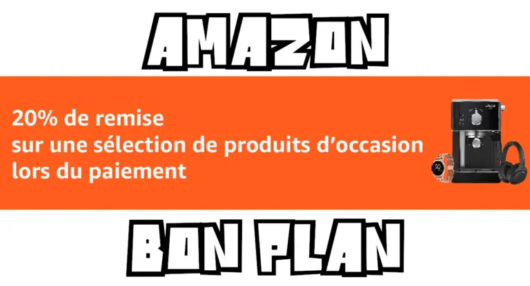 Bon Plan Amazon Warehouse : -20% de réduction supplémentaire