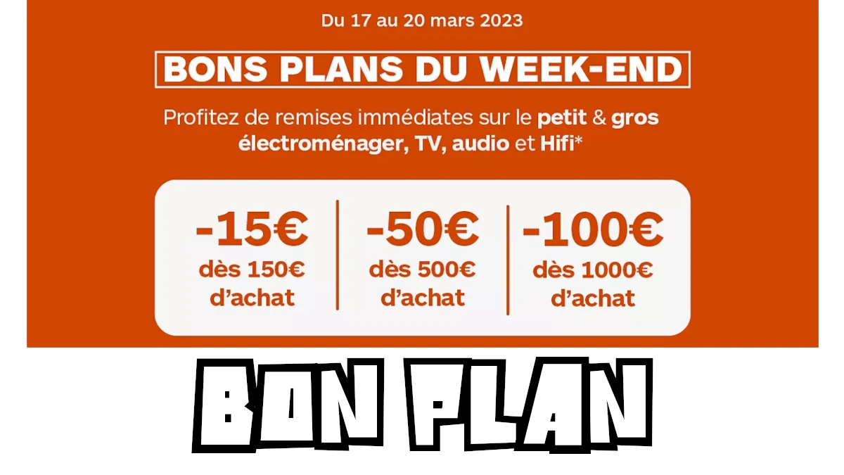 Bon Plan Boulanger - mars 2023