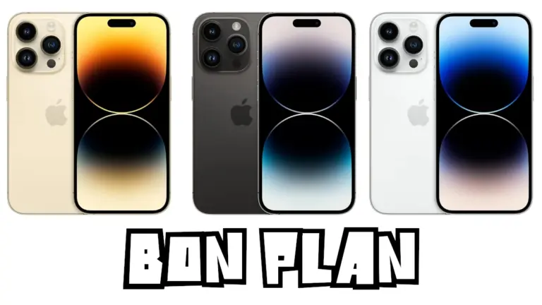Bon Plan iPhone 14 Pro à 1046€ (-10%) : le meilleur prix