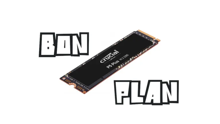 Bon plan Crucial P5 Plus 2To: SSD NVMe Gen4 PS5 ou PC