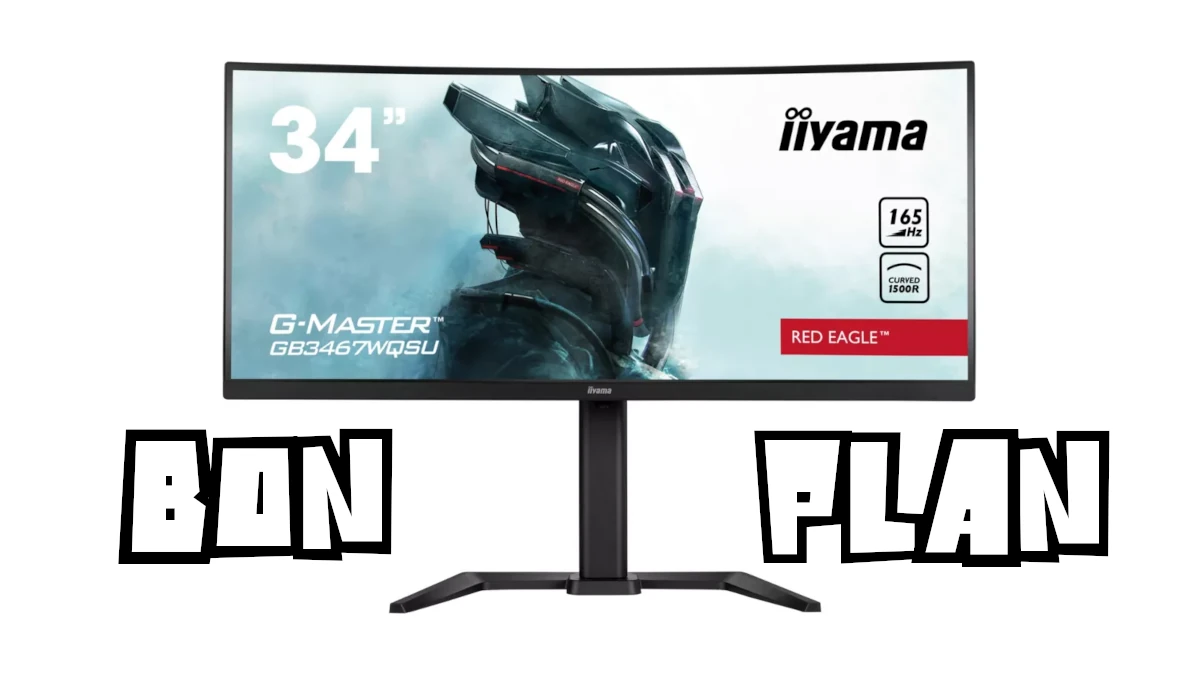 Bon Plan Ecran PC Iiyama G-Master GB3467WQSU - 34 pouces