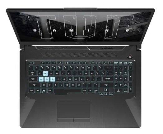 PC portable Asus TUF Gaming A17 90NR05Z5 - vue de dessus