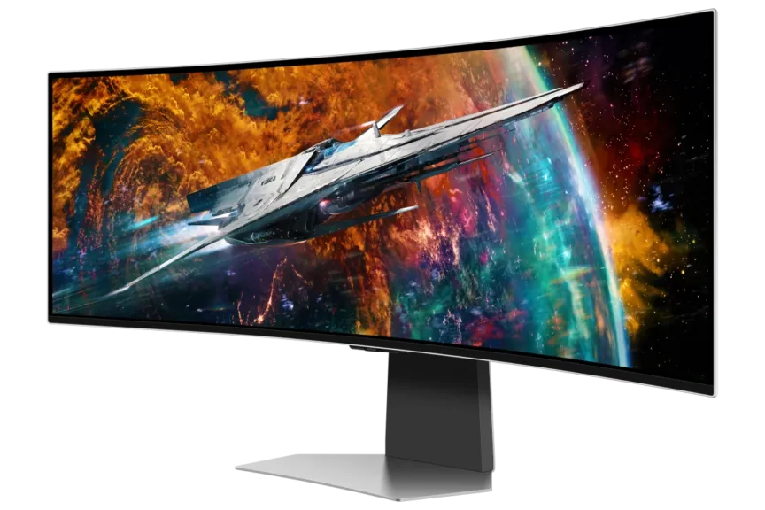 Précommande Odyssey OLED G9 - demi profil