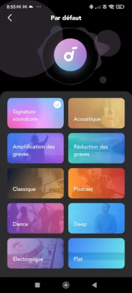 App ambiance sonore - Anker Soundcore Space A40