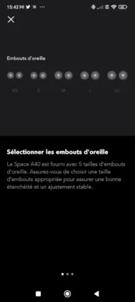 cinq embouts - Anker Soundcore Space A40