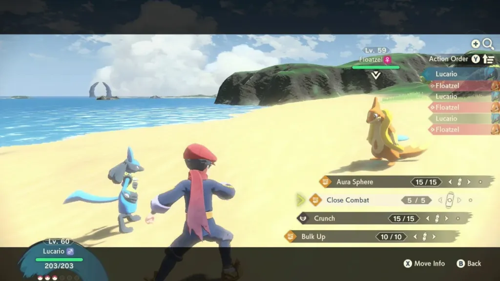 Pokemon Légendes Arceus - gameplay combat 2