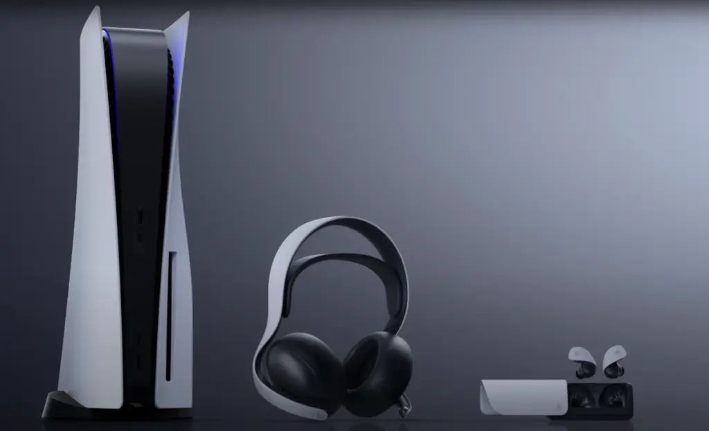 PS5 et accessoires écouteurs Pulse Explore et casque Pulse Elite - PlayStation Link
