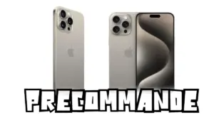 Précommande iPhone 15 Pro