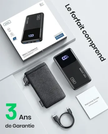 INIU Batterie Externe - contenu boite