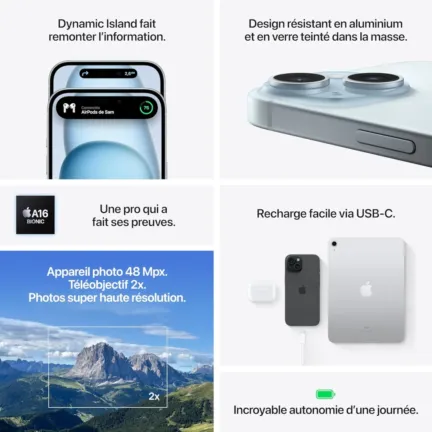 iPhone 15 Plus - détails