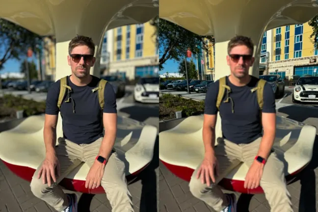 iPhone 15 Pro Max - changement de mise au point après enregistrement avec le mode portrait