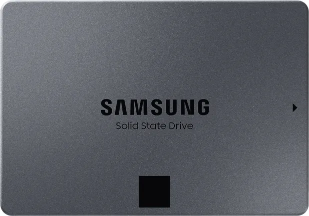 Samsung 870 QVO Sata 2.5 pouces - vue dessus