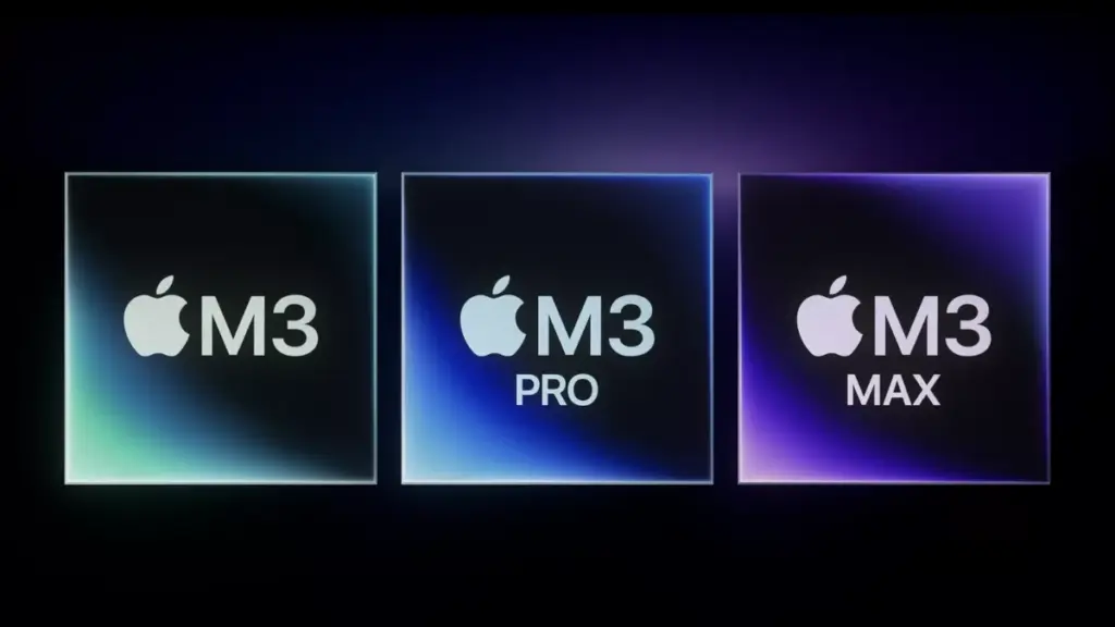 Trois nouveaux processeurs M3, le M3 Pro et le M3 Max