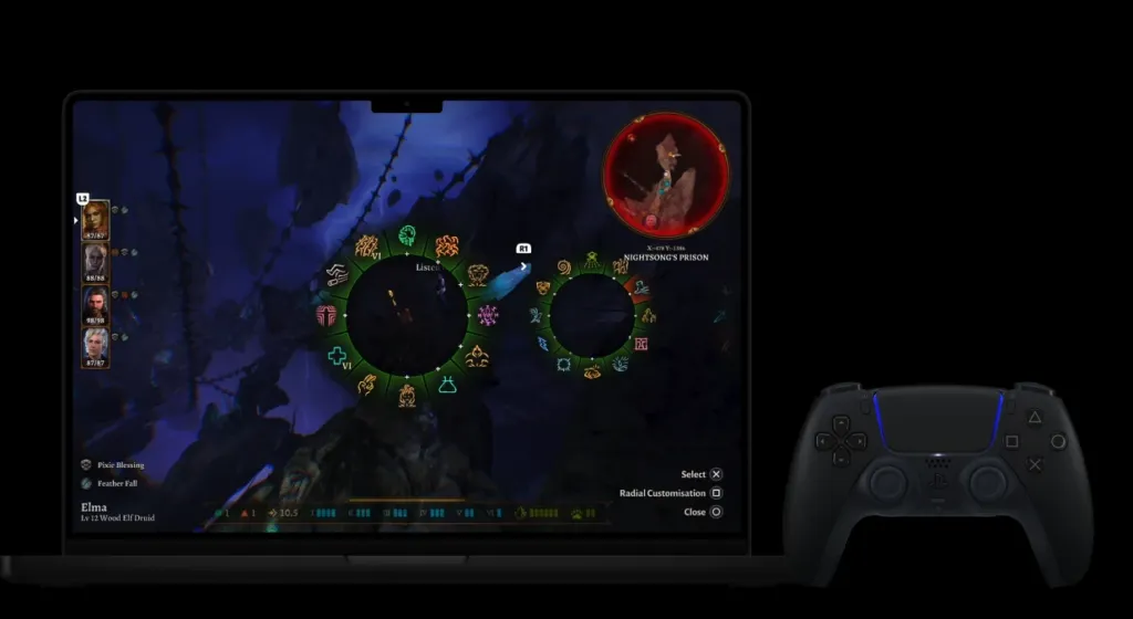 Apple MacBook Pro M3 - Gaming avec manette