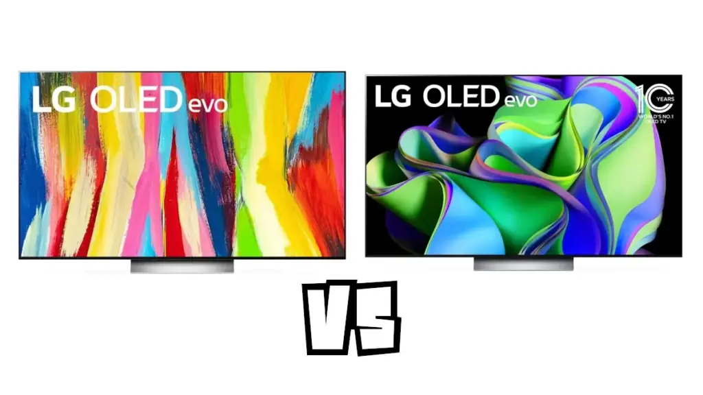 Comparatif TV LG C2 vs LG C3 OLED