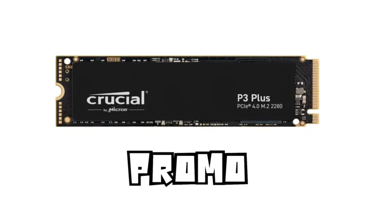 Promo Crucial P3 Plus 1To à 43€ (-19%) SSD NVMe Gen4