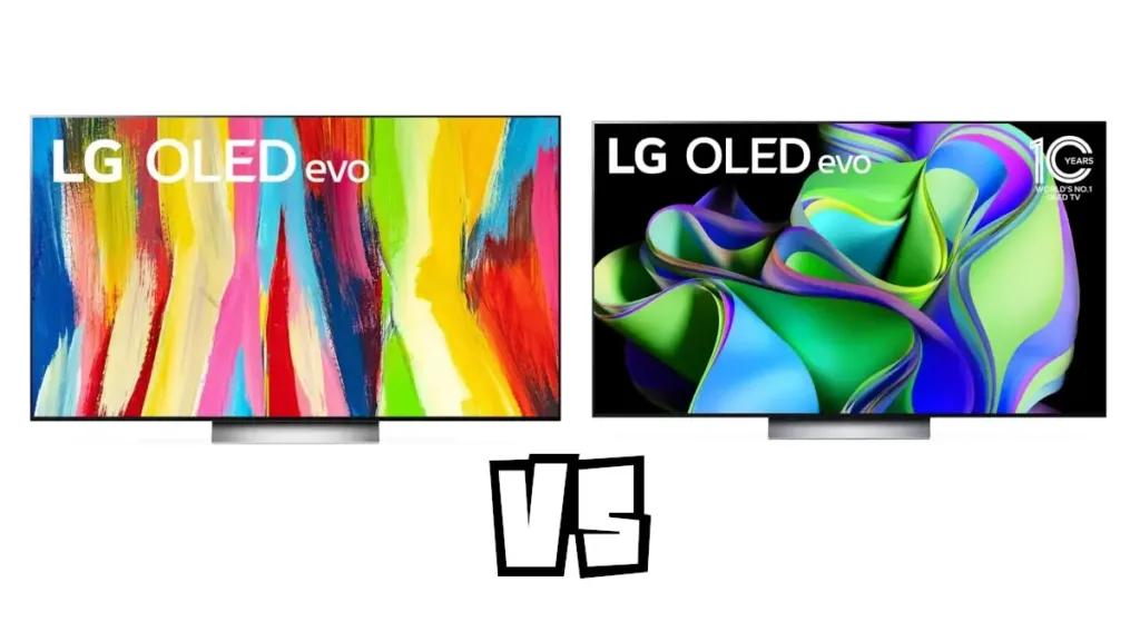 Comparatif TV LG C2 vs LG C3 OLED