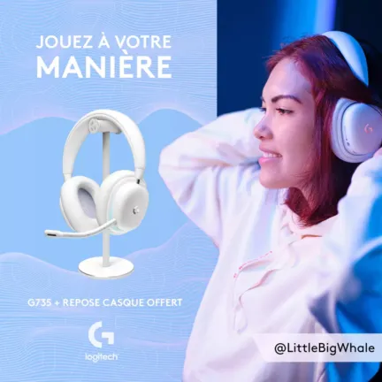 Logitech G735 Lightspeed - casque gamer sans fil