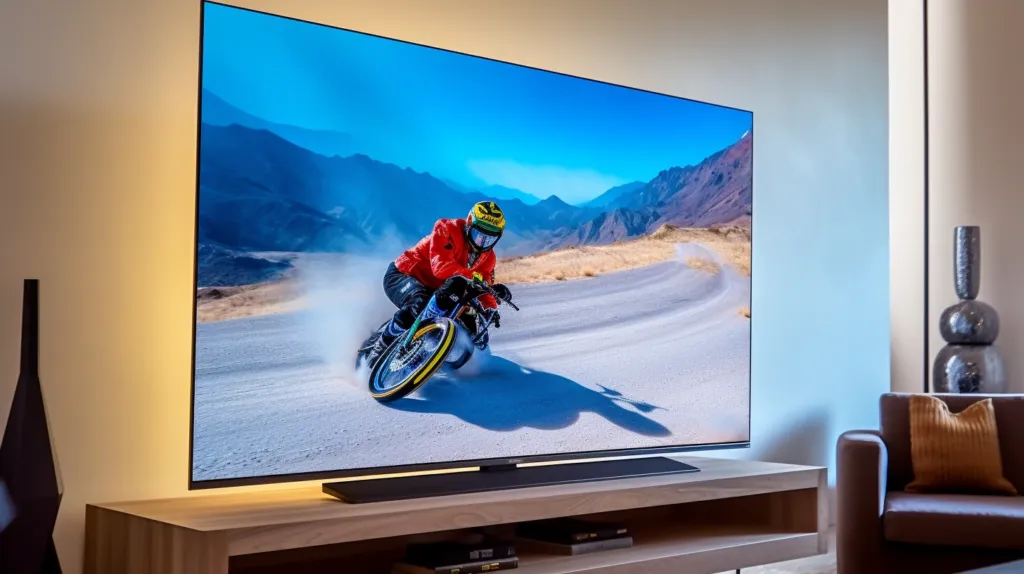 Test LG 65G3 - temps de réponse et mouvement
