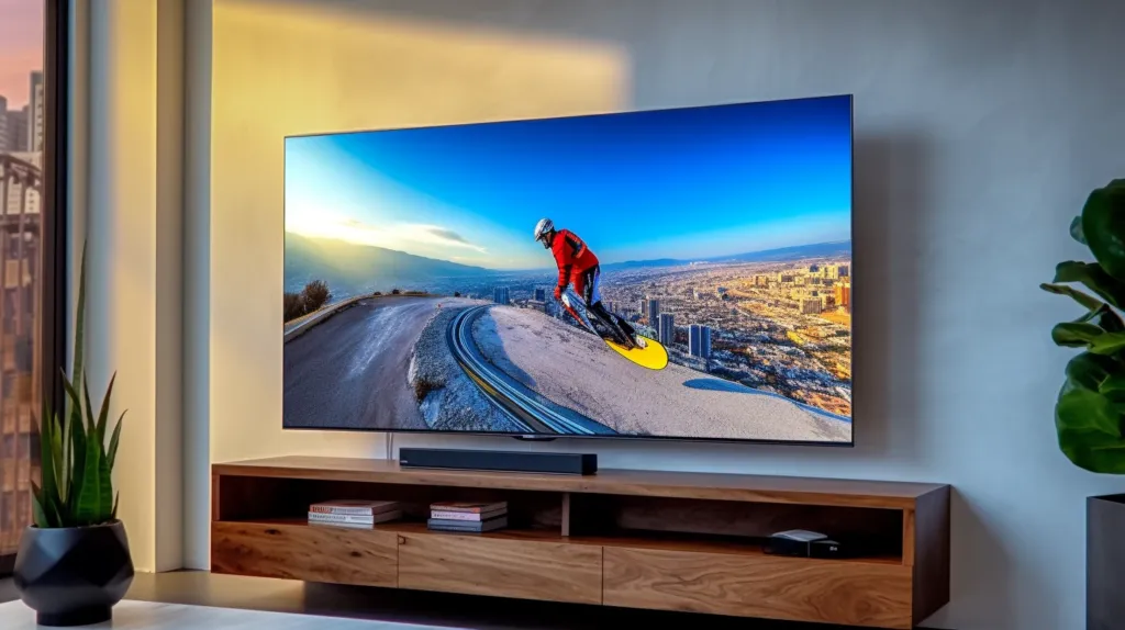 Test LG 55G3 - temps de réponse et mouvement