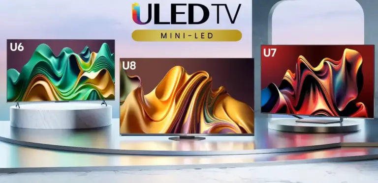Les TV HiSense Mini LED 2024 : U8N, U7N, U6N, U76N