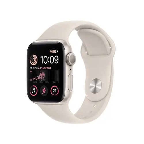 Apple Watch SE deuxième génération - lumière stellaire