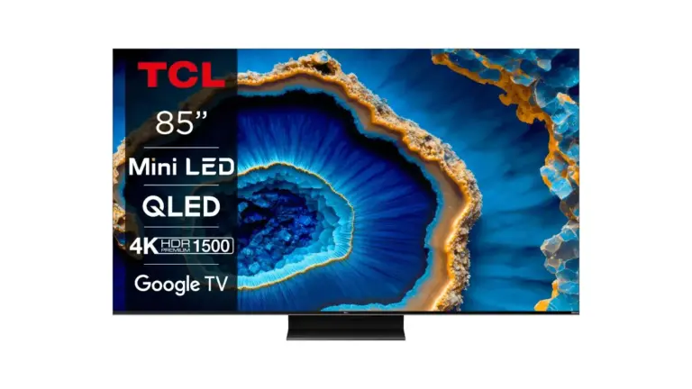 Promo TCL 85C805 Mini LED à 1699€ (-16%) : TV 85″ et 144Hz
