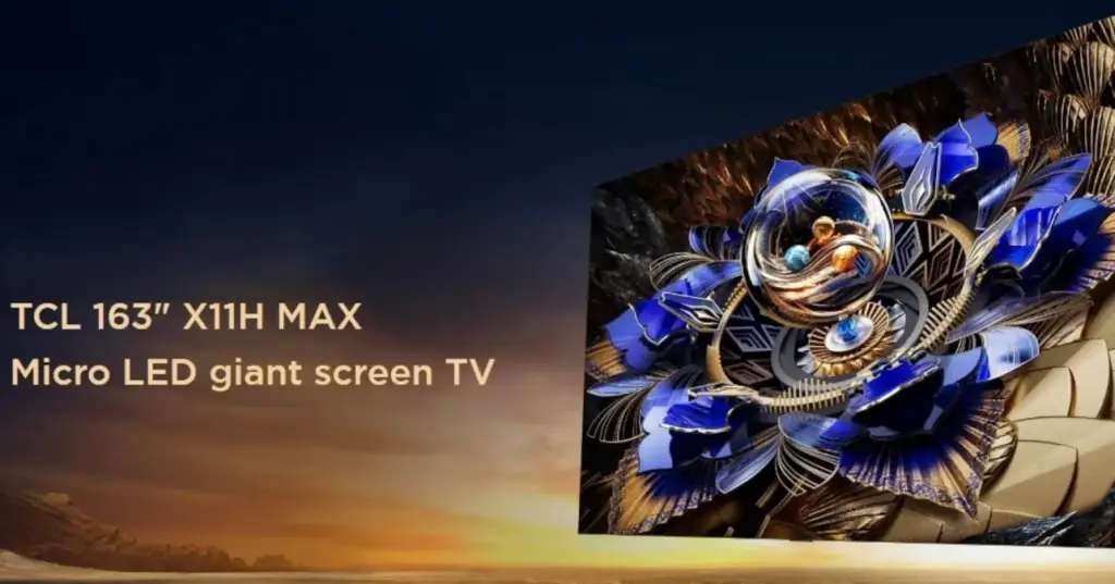 TCL X11H Max Micro LED 163 pouces